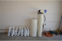 Water softner is optional if the new home owner would like to ta